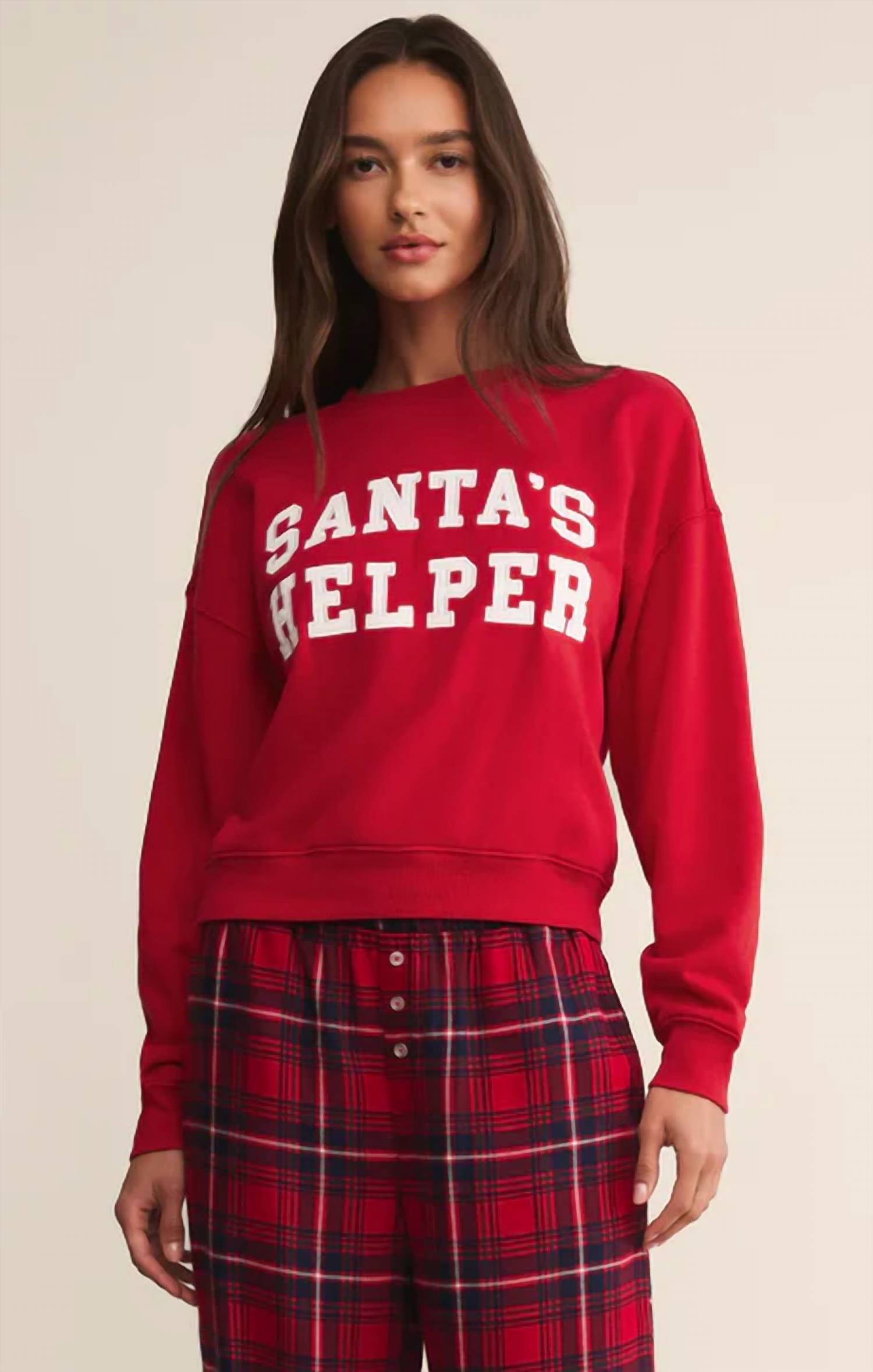 Z Supply - Crew Neck Holiday Sweatshirt