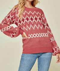 Andree By Unit - Geometric Sweater
