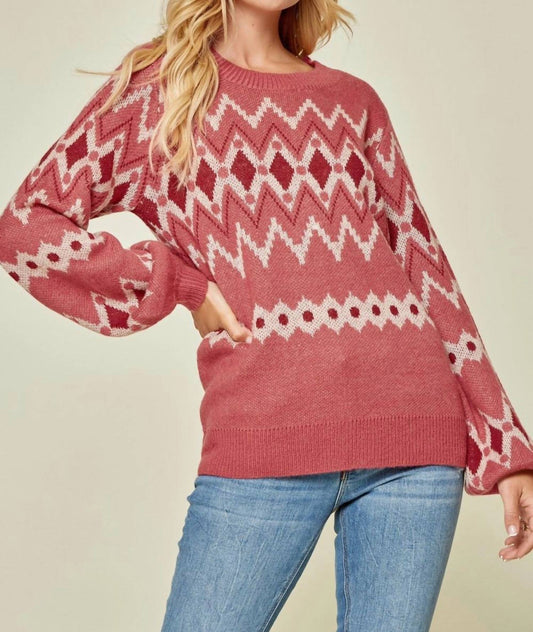 Andree By Unit - Geometric Sweater