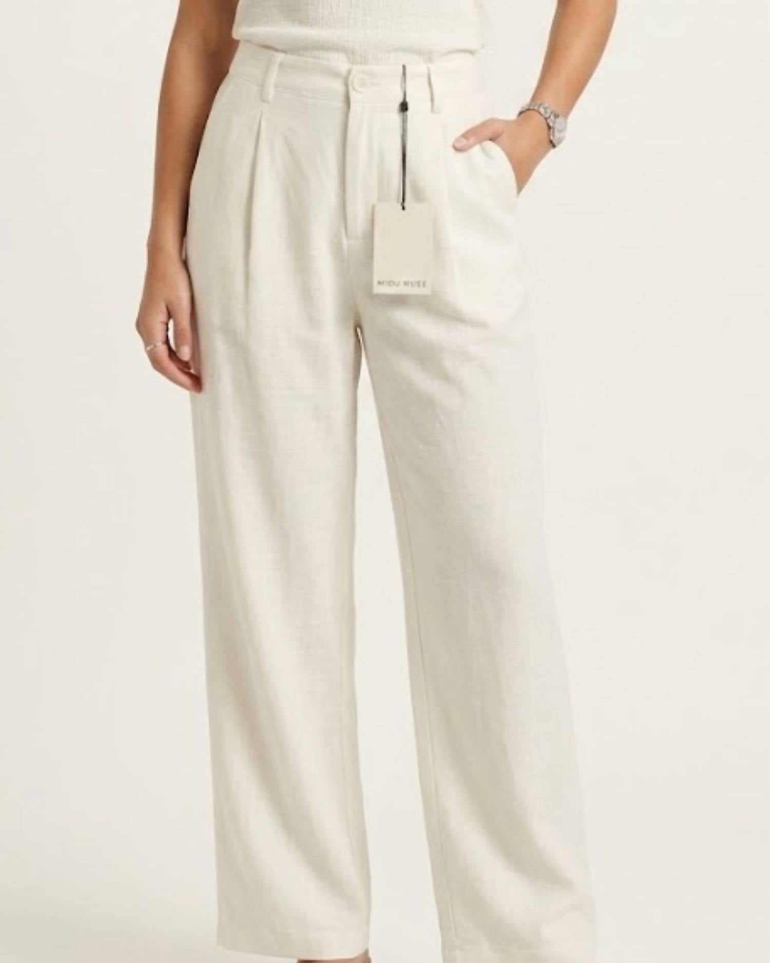 Miou Muse - Monroe Linen Pants