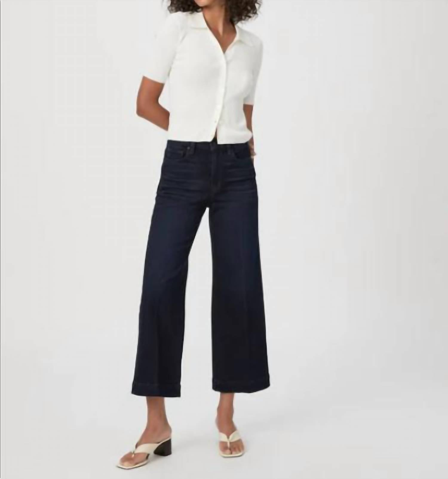 Paige - Anessa Wide Leg Jeans
