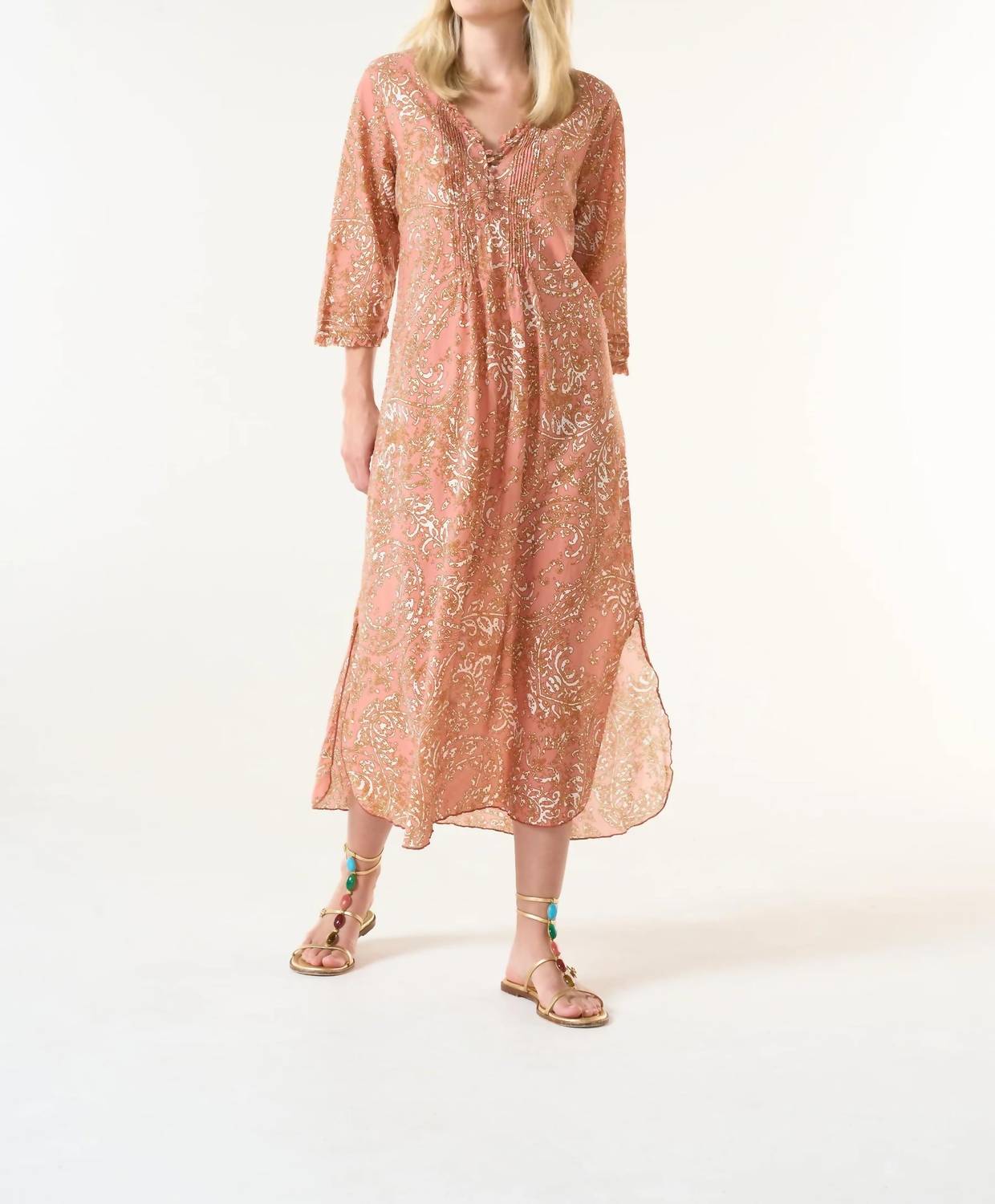 Oneseason - Costa Brava Long Poppy Dress