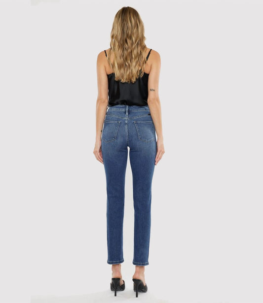 Kancan - Adaline High Rise Slim Straight Jeans