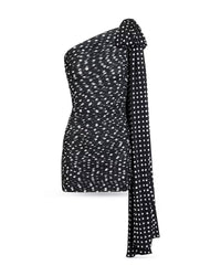 Patou - One shoulder draped ruched dress