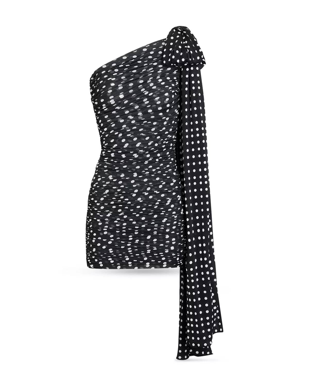 Patou - One shoulder draped ruched dress