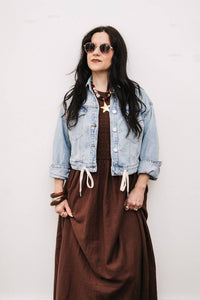 Blanknyc - DRAWSTRING HEM DENIM JACKET
