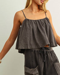 Miou Muse - Pattern Full Crop Top