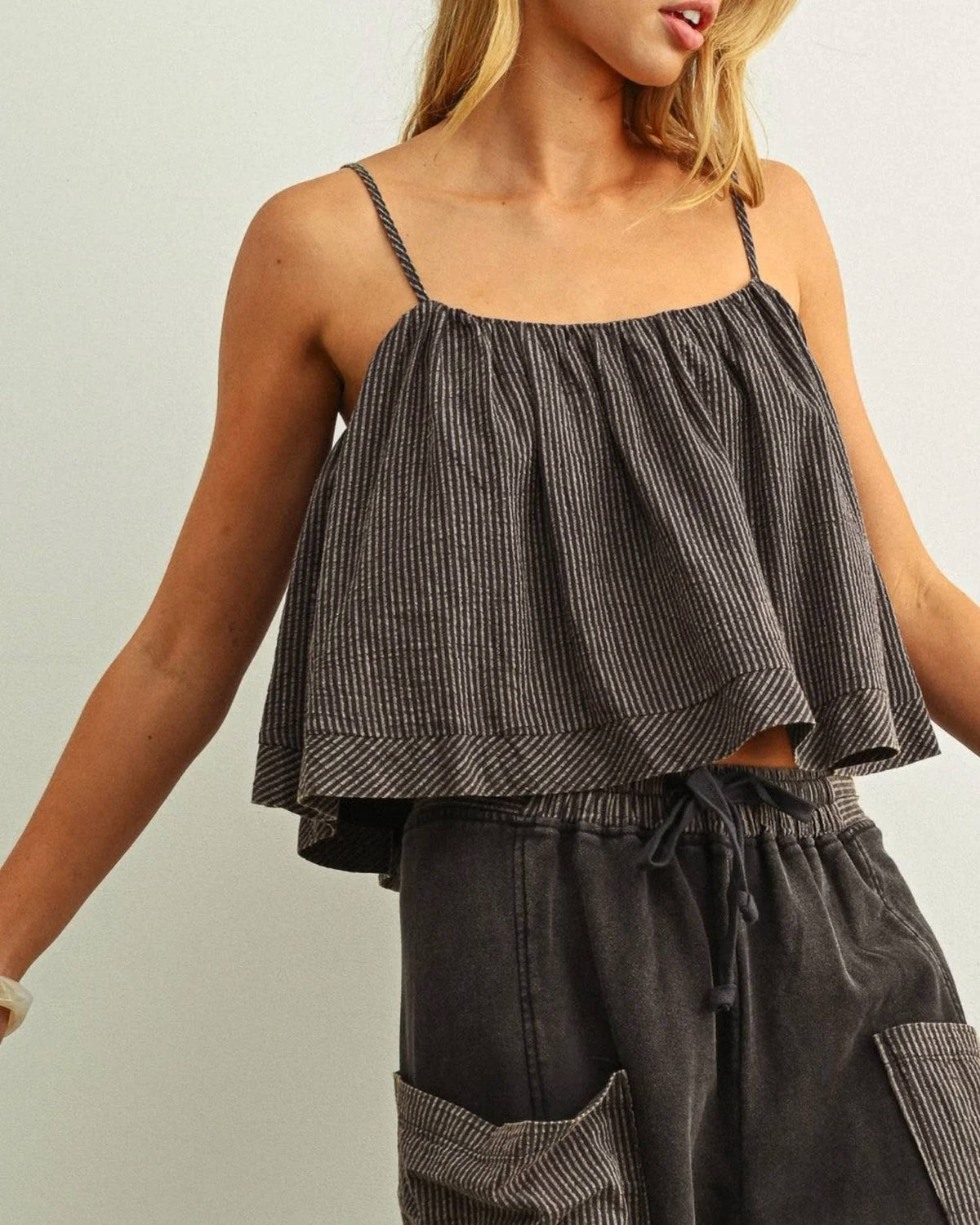 Miou Muse - Pattern Full Crop Top