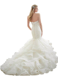 Morilee - Alencon Lace Flounced Dress