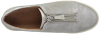 Frye Women's Lena Low Zip Sneaker in silver - women's sneaker - view 7