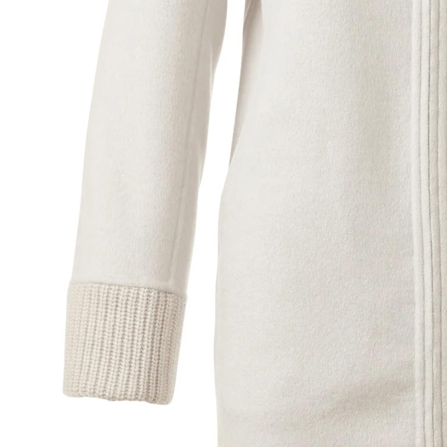Kinross - Women's Knit Trim Zip Mock Coat