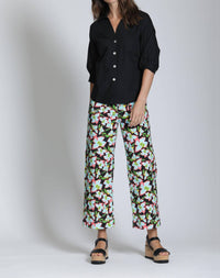 Apny - Printed Patch Pocket Pants