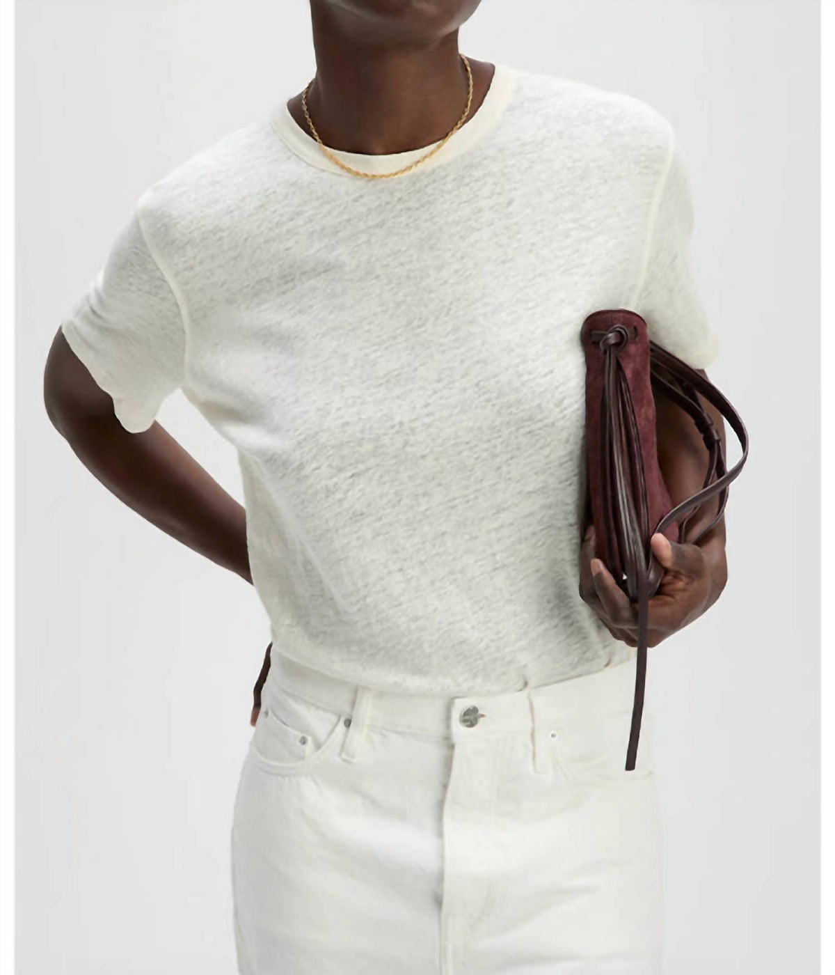 Sold Out Nyc - The Linen Perfect Short Sleeve Tee
