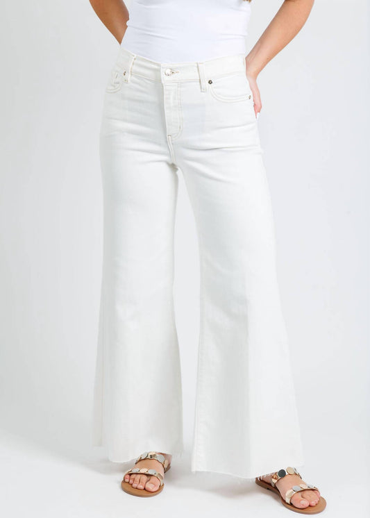 Frame - Au Natural Clean Raw After Le Palazzo Crop Jeans