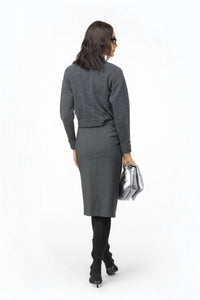 Pinko - Calf-length Skirt With Twist Detail