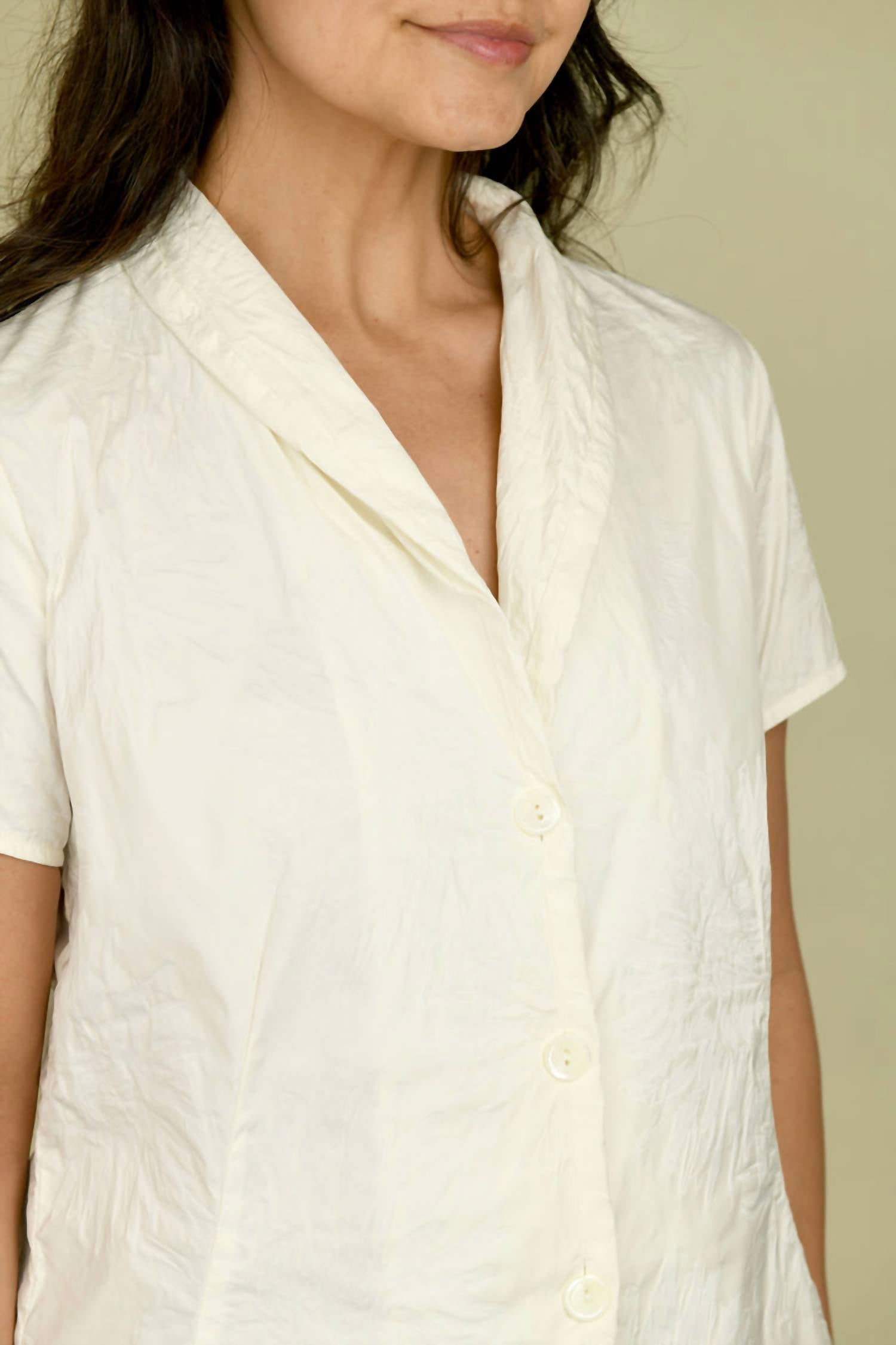 Katharina Hovman - Button-Down Technical Taffeta Blouse