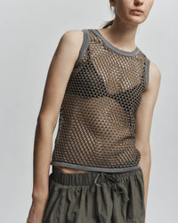 Saint Art - Perla Open Weave Tank Top