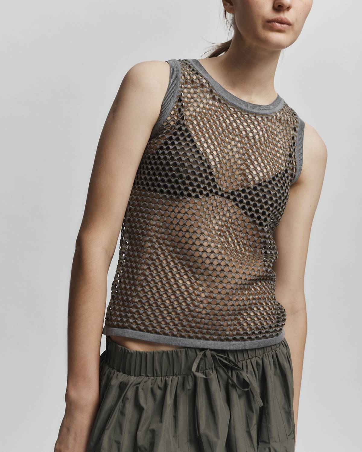 Saint Art - Perla Open Weave Tank Top