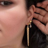 Jagged Halo Jewelry - Women's Artemis Studded Dangle Earrings