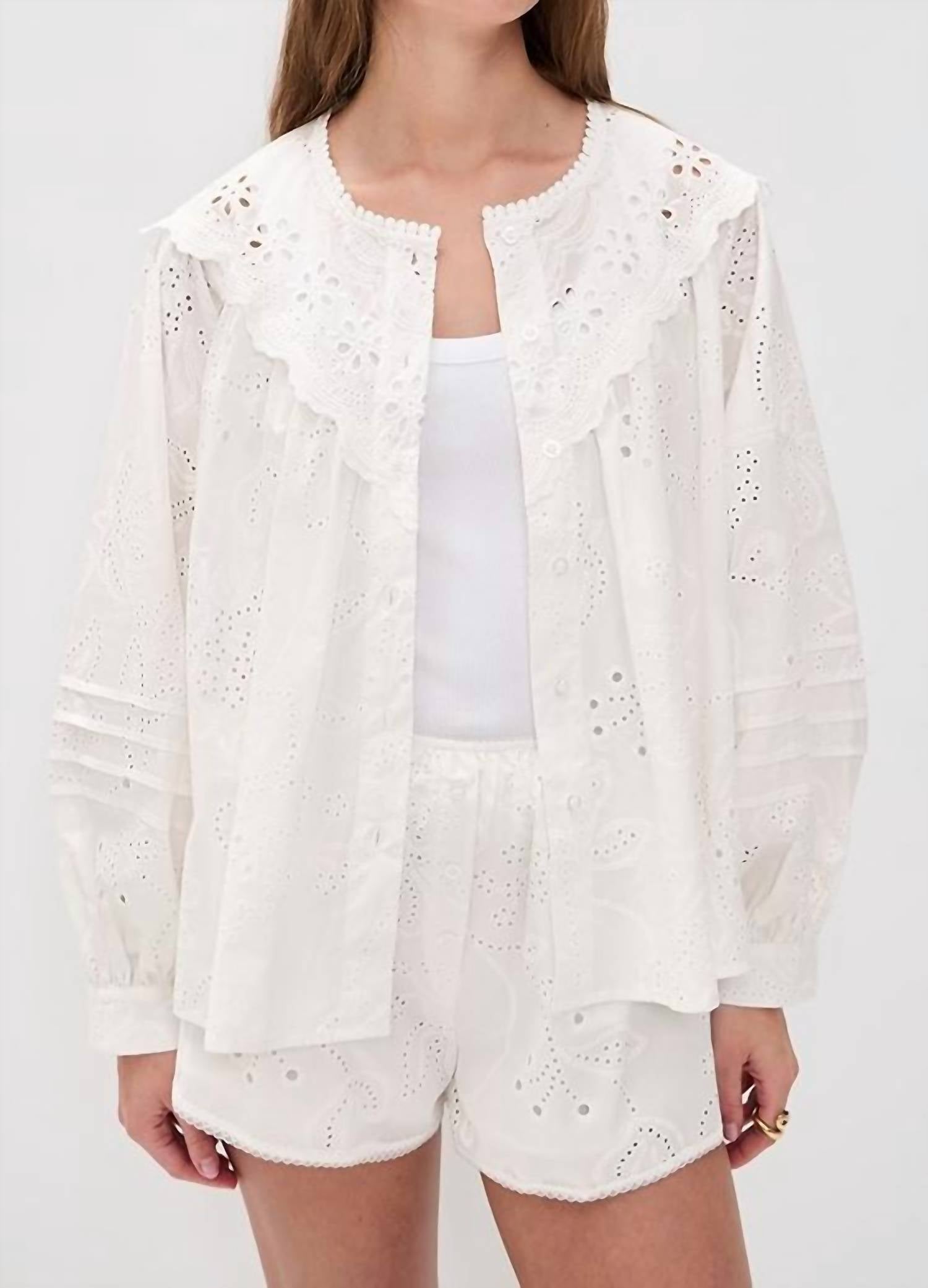 Bailey Rose - Nantucket Eyelet Blouse