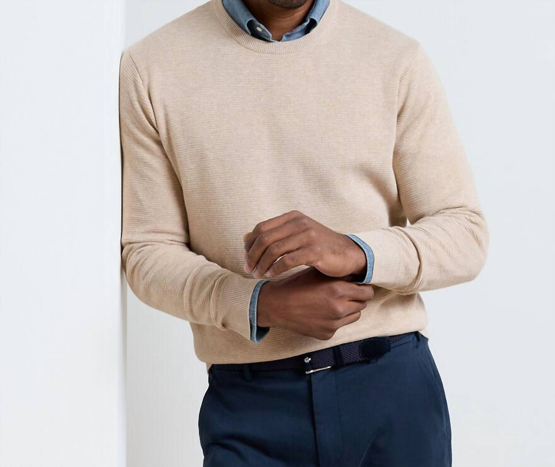 Peter Millar - Men's Coolspun Textured Crewneck Sweater