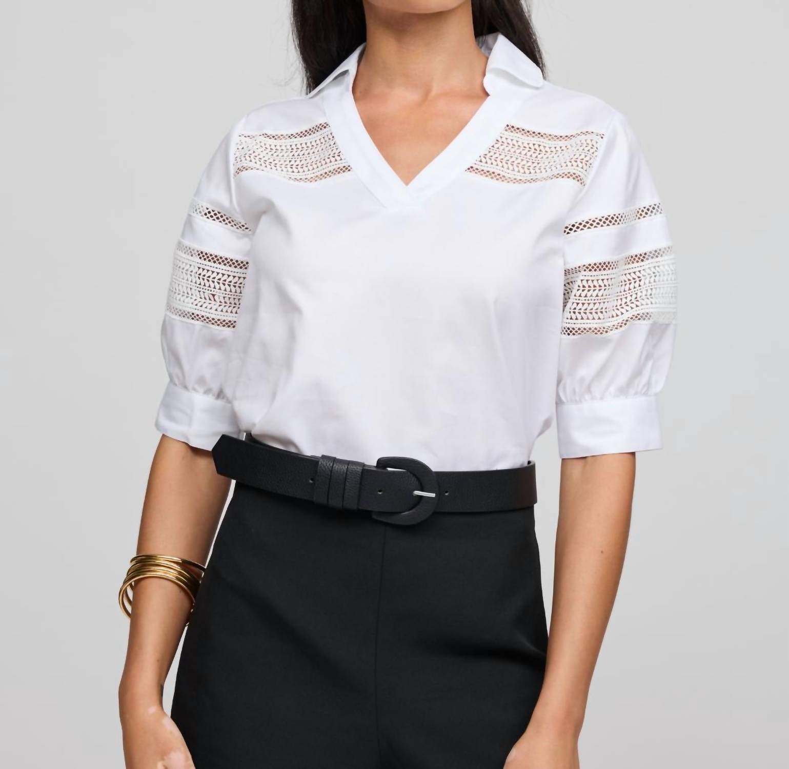Hinson Wu - Ricki Elbow Sleeve Shirt