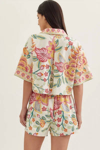 Entro - Botanical Print Top
