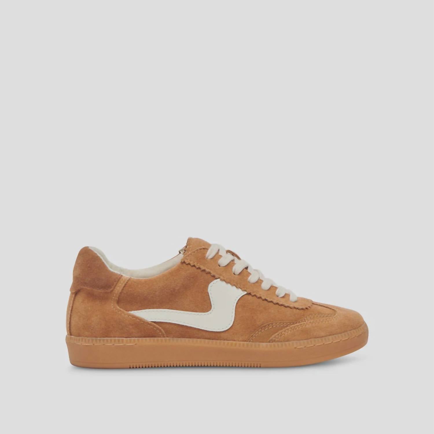 Dolce Vita Women's Notice Lace Sneakers in brown suede - women's sneaker