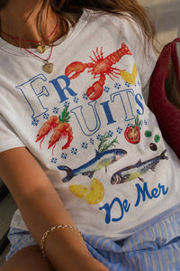 Sweet Claire - Fruits de mer coastal tee