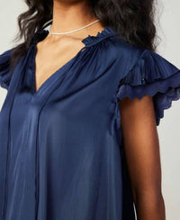 Current Air - Eliza Flutter Sleeveless Blouse