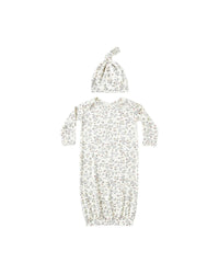 Quincy Mae - Baby Bamboo Gown And Hat Set
