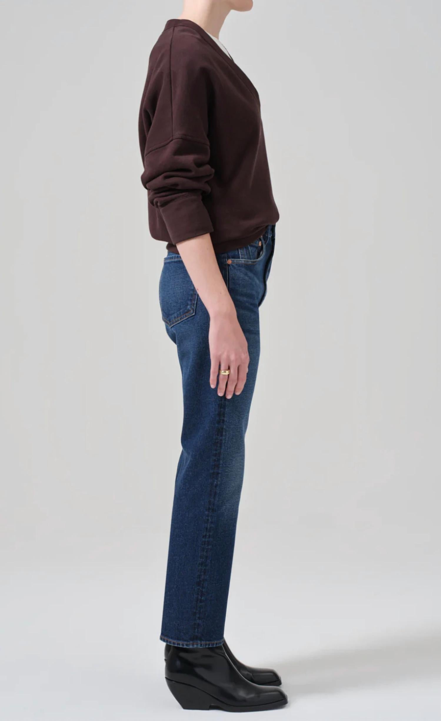 Citizens of Humanity Zurie Ankle Straight Leg Jeans in wanderlust - women's jeans - alternate view