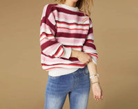 Coco + Carmen - Paloma Textured Stripe Sweater