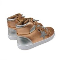 Oldsoles - Girl's Starling High Top Leather Sneaker