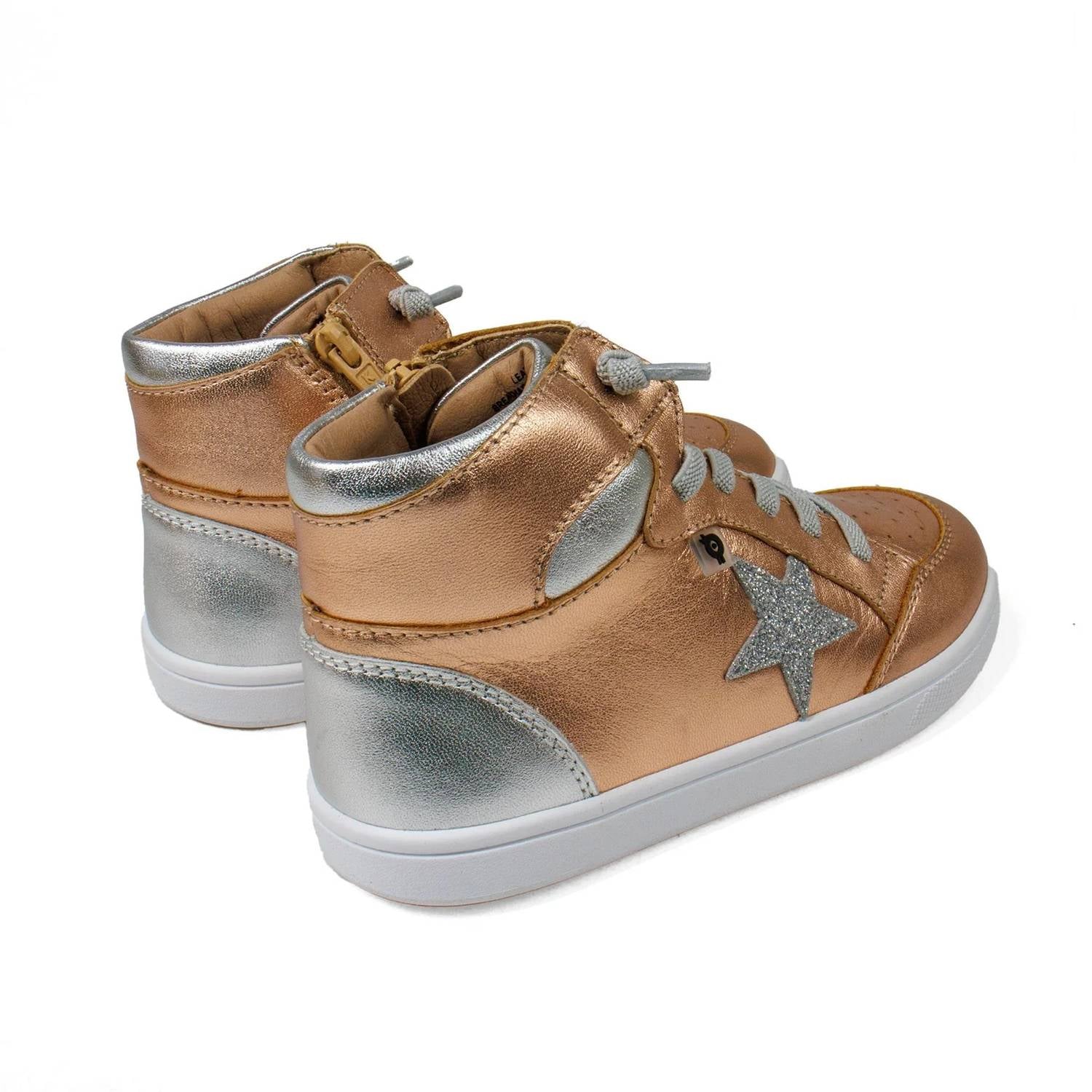 Oldsoles - Girl's Starling High Top Leather Sneaker