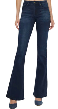 Kancan - Women's Mid Rise Flare Jeans