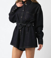Olivaceous - Off Duty Romper