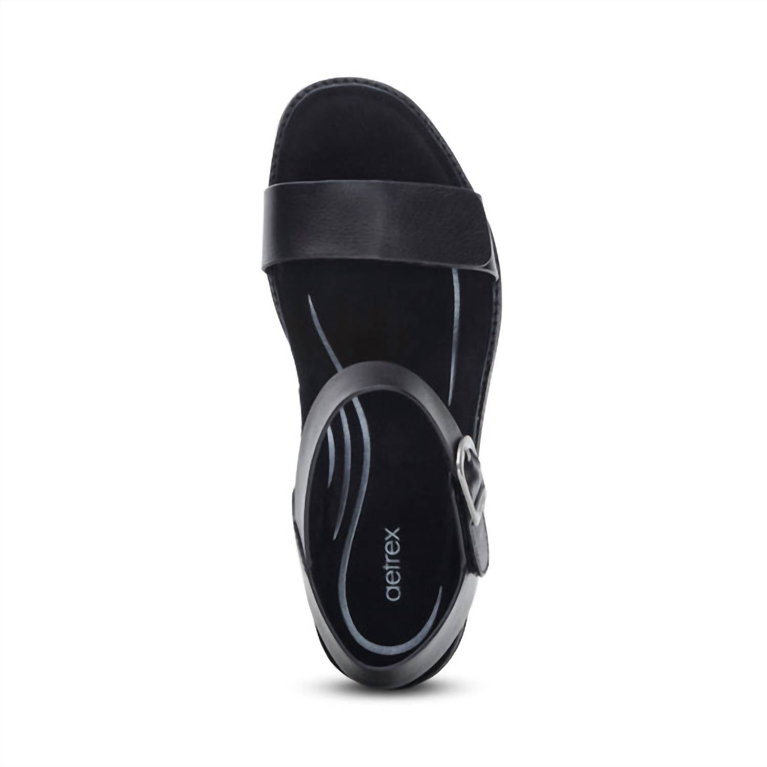Aetrex - Women's Mae Quarter Strap Heel Sandals