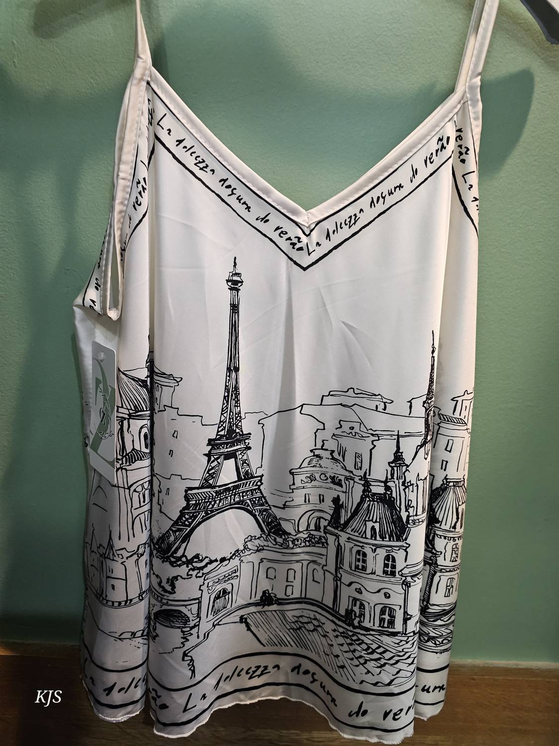 Made In Italy - Women's Paris Silk Cami