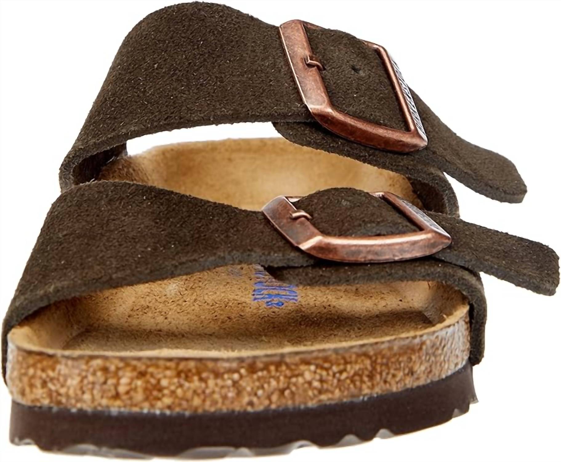 BIRKENSTOCK Unisex - Arizona Buckle Sandal in mocha suede soft - item - view 5