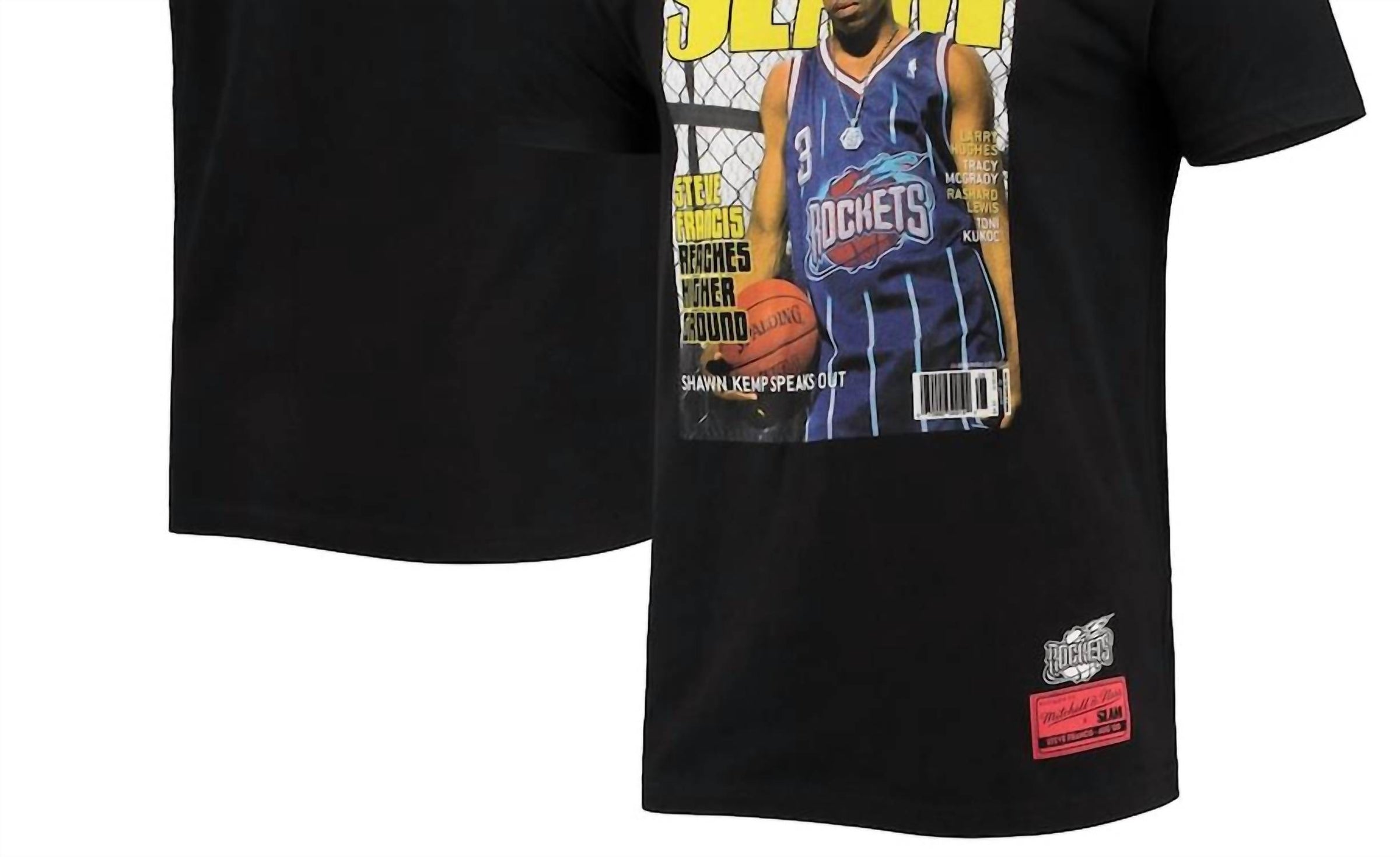 Mitchell & Ness - MEN'S SLAM COVER AUG 00 HOUSTON ROCKETS STEVE FRANCIS TEE