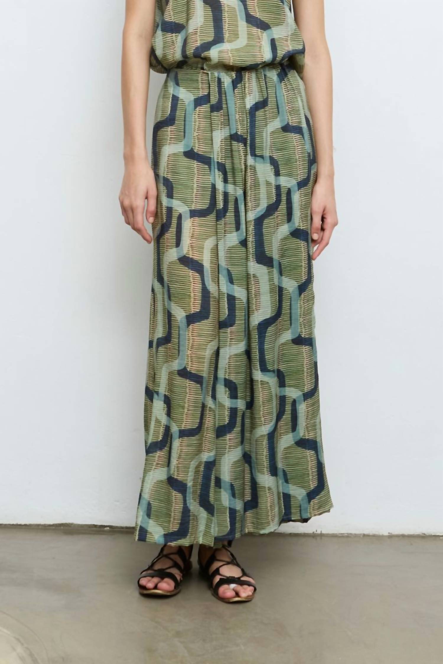 Aldo Martins - Printed Wide Leg Pants