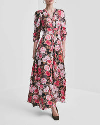 Bytimo - Midnight Rose Satin Dress