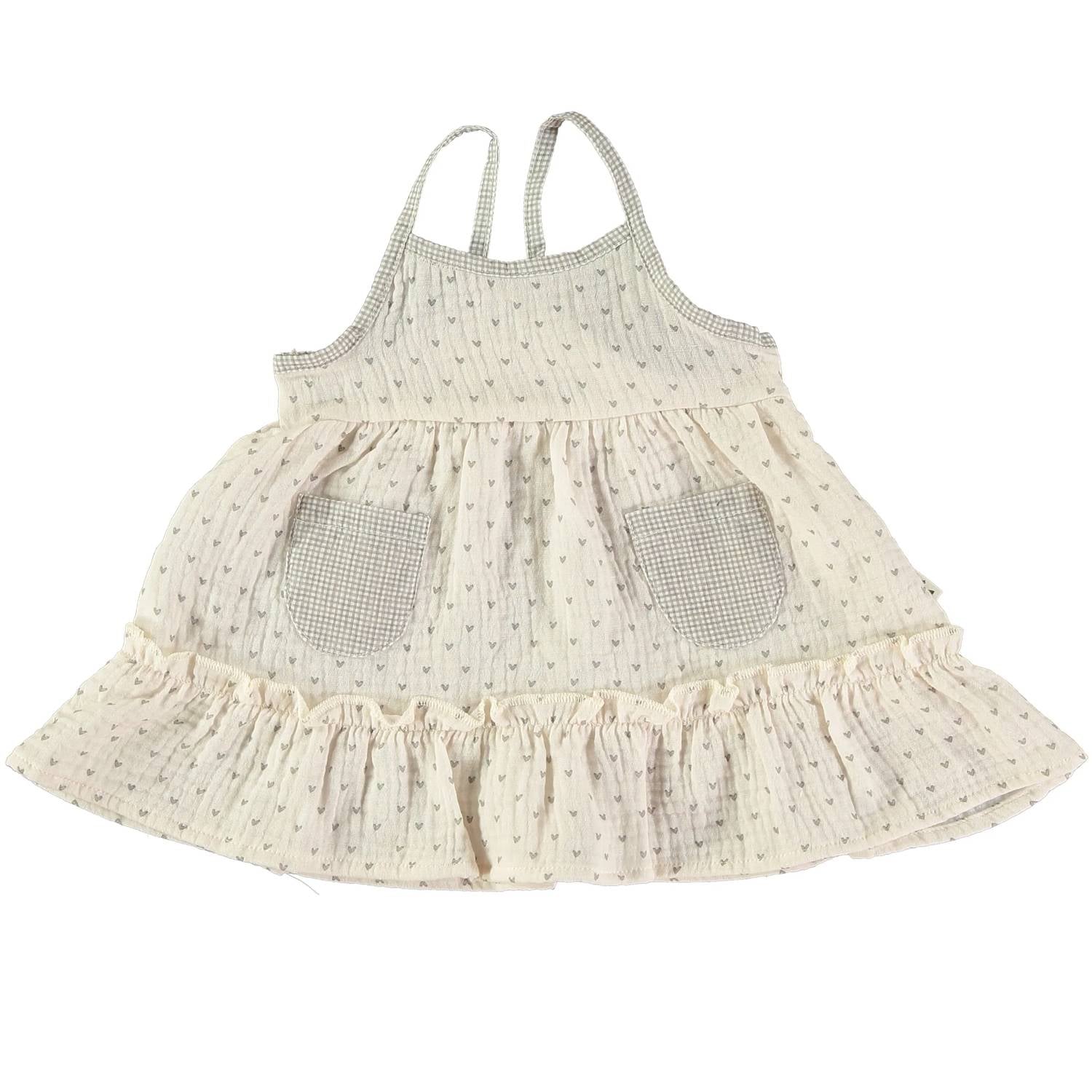 Petit Indi - Girl's Heart Pocket Dress