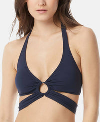 Carmen Marc Valvo - Women's Strappy Halter Bikini Top