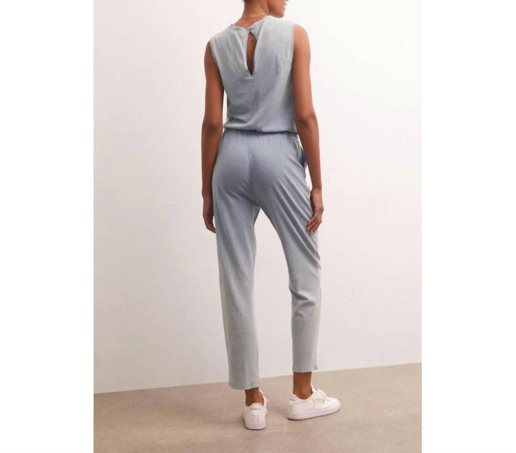 Z Supply - Rain Knit Denim Jumpsuit