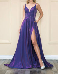 Ed Young - Erica Long Formal Sequin Gown
