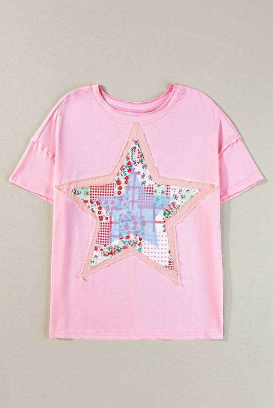 Fashionworks - Star Patchwork T-shirt