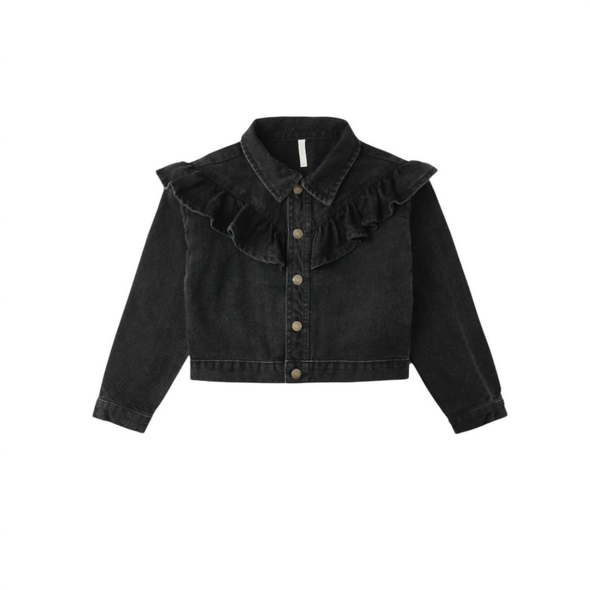 Rylee + Cru - Kids Ruffle Denim Jacket