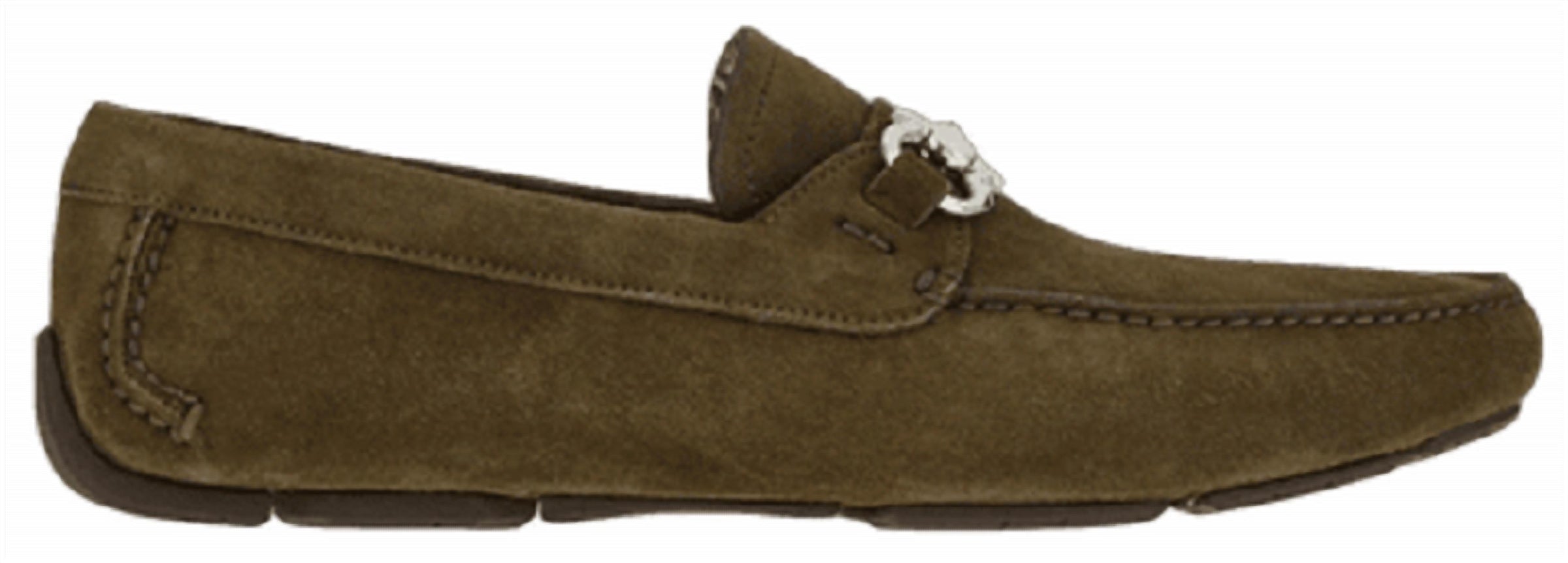 Salvatore Ferragamo - Men's Driver With Gancini Ornament Loafer